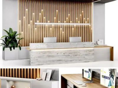 Reception 10 lobby entrance 3D model