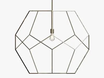 MARA NICKEL PENDANT 3D model