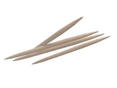 Toothpick v2 001 Low-poly 3D model