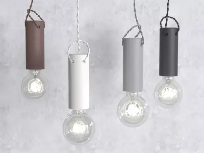 Tied Pendant Light 3D model