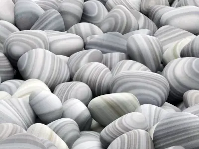 Pebble color part three 3D model