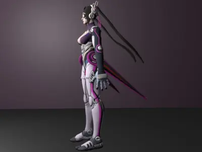 mecha juri 3D model