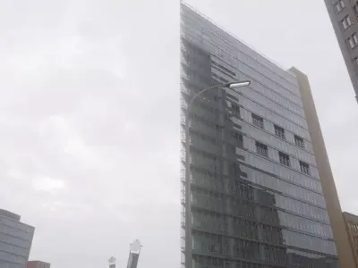 Street Light 11 version 13 6m with pole 1 Low-poly 3D model