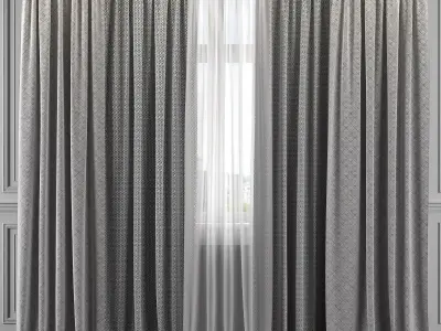 Curtain Set 310 3D model