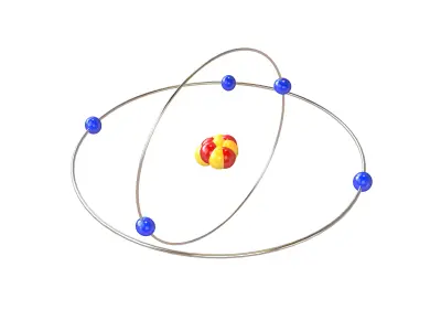 Boron Chemical Element v2 001 Low-poly 3D model