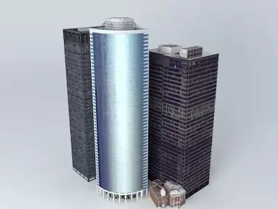 State Street, New York City Free 3D model