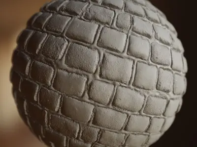 Tar-Jointed Cobblestones Texture