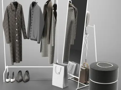 Hallway Ikea  3D model