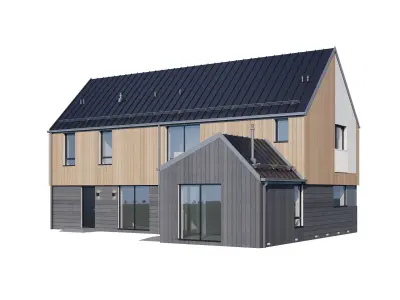 Modern house v36 3D model