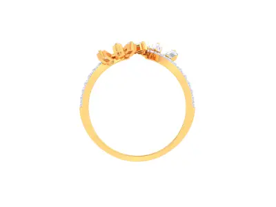 Women Ring  Render 3dm STL OBJ FBX Details 3D print model 158