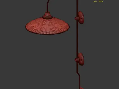 Wall lamp Gusev 3D model