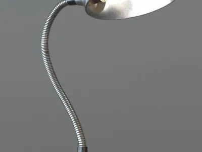 Vintage gooseneck lamp 3D model