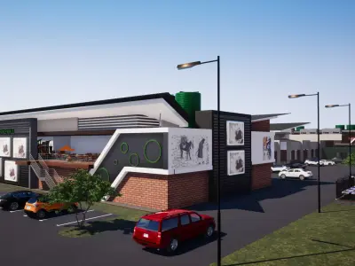 Shopping Mall 3D model shop
