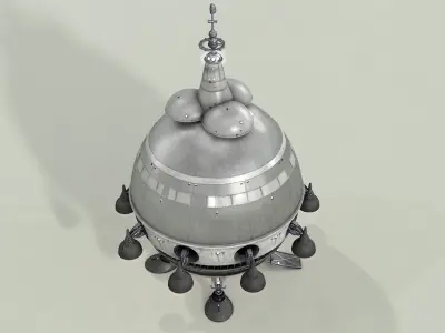 Extra Terrestrial HOME PHONE 1 Starship 3D model
