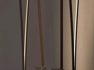 LAMPADA DA TERRA MINIMAL 3D model