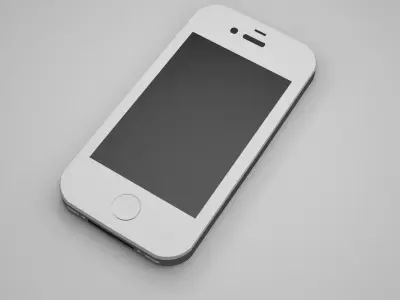 iPhone 4S Low-poly 3D model