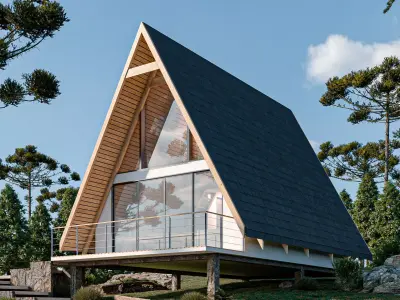 Archviz - Cabin 01 3D model