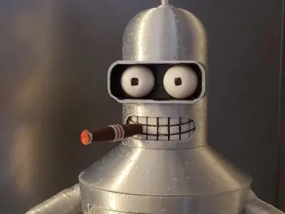 Bender Action Figure  Futurama 3D print model