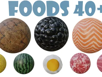 5000 PBR Materials Texture