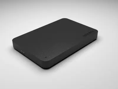  External HDD 3D model