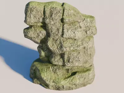 Rock 10 Low-poly 3D model