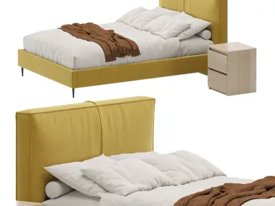 Bed Ebi 140 Happy Light  3D model