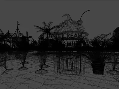 Shop icecream 3D model