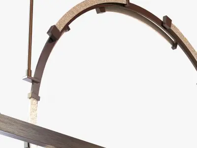 Hubbardton forge Theta LED Pendant 3D model