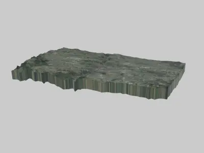 PRAGUE City Low-poly 3D model