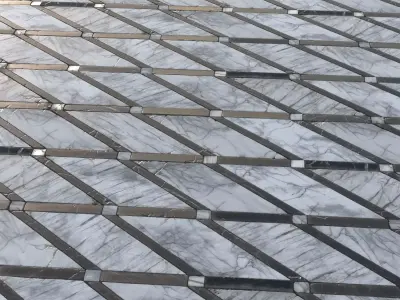 Geometric marble tiles material  Texture