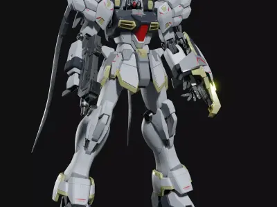 Sandrock gundam ka ver 3D model