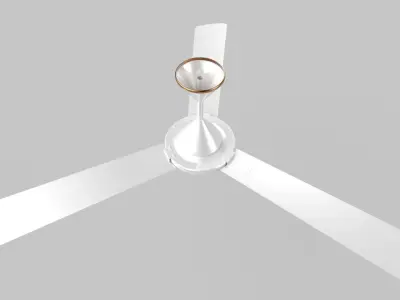 Ceiling Fan white 3D model