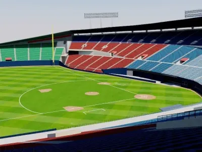 Jamsil Baseball Stadium - South Korea 3D model