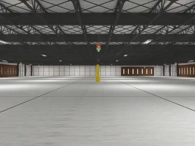 Exhibition Hall interior 17 3D model