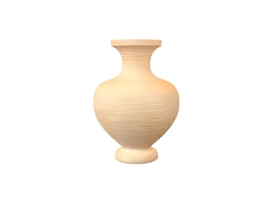 Roman Pottery v1 004 Low-poly 3D model
