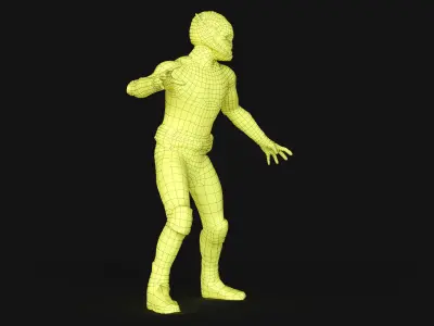 Ant Man Figure Scan Low-poly 3D model