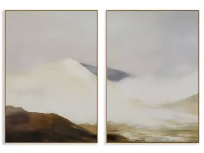 Abstract Painting Frame set 3D model 424
