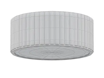 MODERN RIBBED CEILING LIGHT 3D model