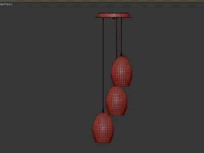 ESCORIHUEL Suspension lamp 3D model