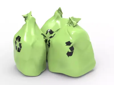 RUBBISH GREEN 3D model