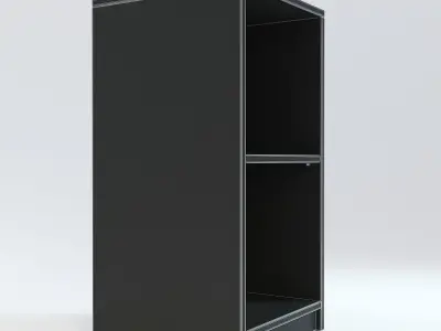 Wooden Cabinet 1 3D model