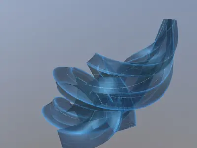 Transparent Building 3D model