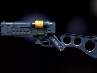 Laser pistols Fallout 3D model