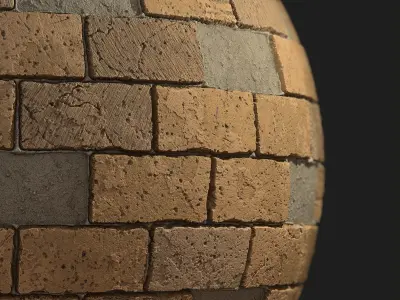 Sandstone brick tile Texture