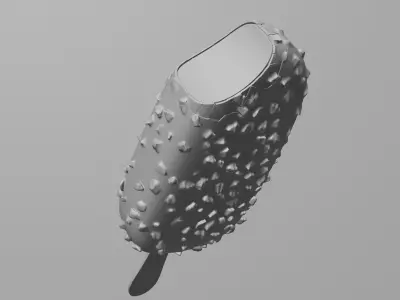 6 Magnum Ice creams  and 2 Scene setups 3D model
