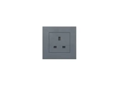Switch Socket UK v1 008 Low-poly 3D model