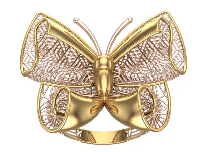 Golden Wings-Wings of Summer-Half Set-H2-3- 3D print model