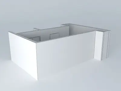 Living room interior Free 3D model