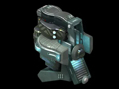 Spaceship - Port of Call - Object 01 3D model
