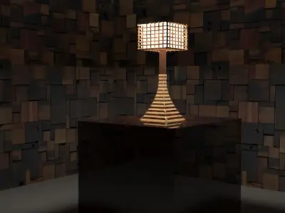 Night Light low poly Low-poly 3D model